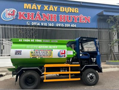 XE TRÔN BÊ TÔNG BỒN U 4 BÁNH 1 CẦU 4 KHỐI