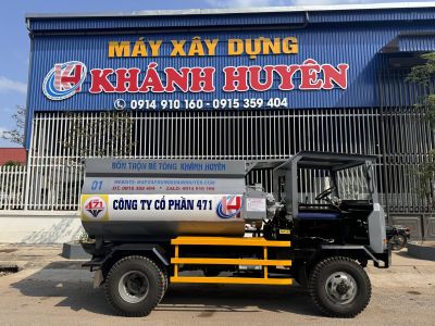 XE TRỘN BÊ TÔNG BỒN U 4 BÁNH 2 CẦU 2 TRỤC ĐẢO 4 KHỐI